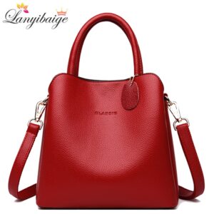 Luxury Handbags Women Bags Designer High Quality Leather Handbags Casual Tote Bag Ladies Shoulder Messenger Bags 1