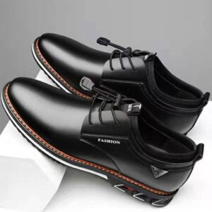 Men Dress Shoes Cowhide Leather Shoes Men s Comfortable Low top British Casual Shoe Platform Shoes