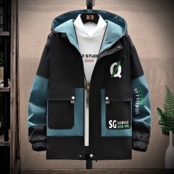 Men s Windbreaker Jackets Youth Korea Fashion Print Casual Coat Male Clothing 2021 Spring Autumn Jackets 1.jpg 640x640 1