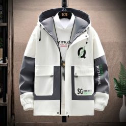 Men s Windbreaker Jackets Youth Korea Fashion Print Casual Coat Male Clothing 2021 Spring Autumn Jackets 4.jpg 640x640 4