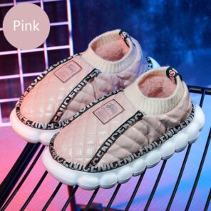 Mo Dou Winter New Fashion Home Cotton Shoes Outdoor Men PU Leather Slippers Women Cool Balls 3.jpg 640x640 3