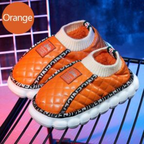 Mo Dou Winter New Fashion Home Cotton Shoes Outdoor Men PU Leather Slippers Women Cool Balls 4.jpg 640x640 4