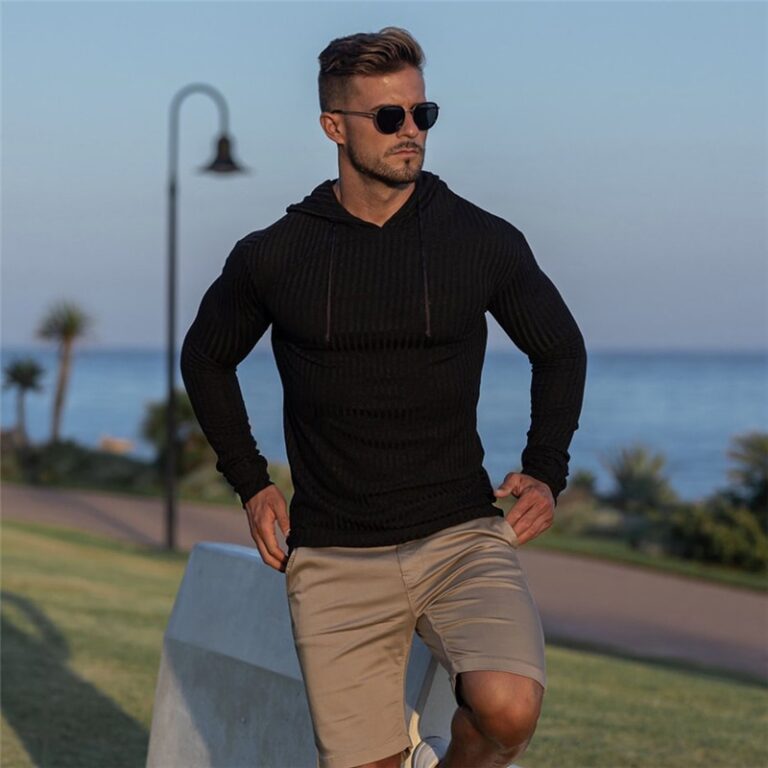 New Fashion Winter Hooded Sweater Men Warm Turtleneck Mens Sweaters Slim Fit Pullover Men Classic Sweter 3