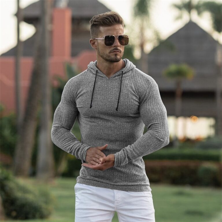 New Fashion Winter Hooded Sweater Men Warm Turtleneck Mens Sweaters Slim Fit Pullover Men Classic Sweter 5