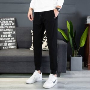 New Korean Fashion Spring And Autumn Sports Pants Men S Loose Straight Cotton Casual L 8Xl 2.jpg 640x640 2