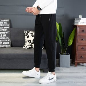 New Korean Fashion Spring And Autumn Sports Pants Men S Loose Straight Cotton Casual L 8Xl 3