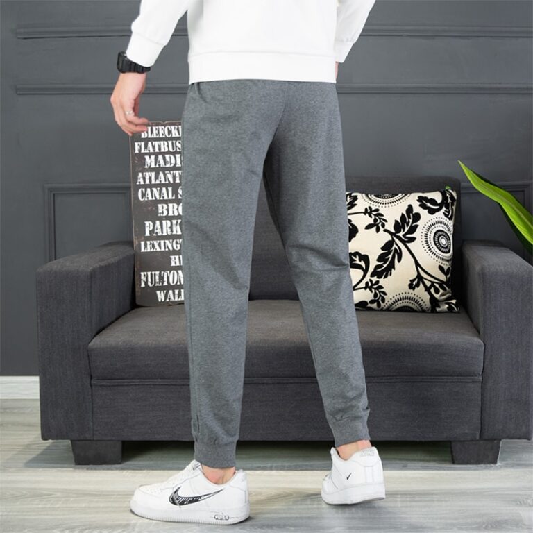 New Korean Fashion Spring And Autumn Sports Pants Men S Loose Straight Cotton Casual L 8Xl 5