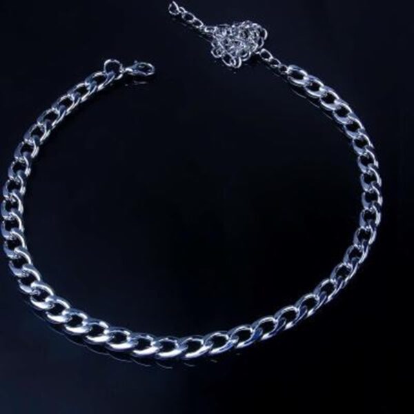 New Stainless Steel Gold Color Curb Cuban Chain Anklets For Women Beach Foot Jewelry Leg Chain 1