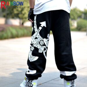 Rainbowtouches New Fashion Casual Sports Training Fitness High Street Style Pant Men s Trendy Letters Oversize 1