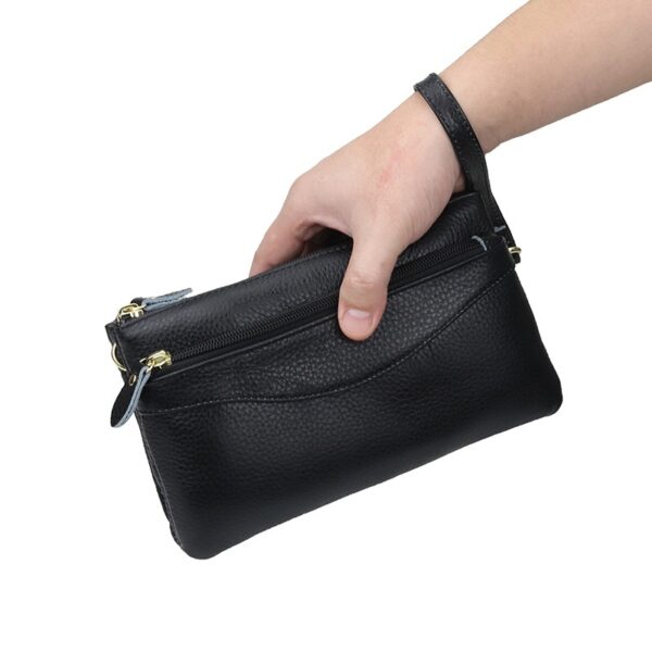 RanHuang New Arrive 2022 Women s Genuine Leather Messenger Bags High Quality Cow Leather Clutch Bags 3