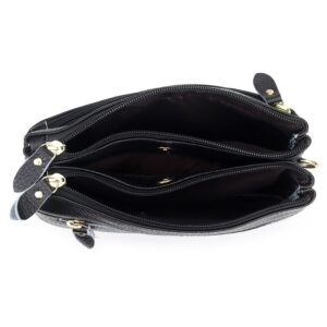 RanHuang New Arrive 2022 Women s Genuine Leather Messenger Bags High Quality Cow Leather Clutch Bags 4