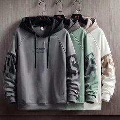 Spring Autumn Men s Hoodies Kpop Fashion Harajuku Letter Print Hoodies Sweatshirts Men Streetwear Trend Men