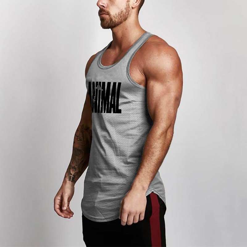 Summer Brand Fitness Tank Top Men Bodybuilding 2021 Gyms Clothing Fitness Men Shirt slim fit Vests 4