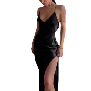 Summer Women Satin Silky Spaghetti Strap Split Long Dress Elegant Sleeveless Backless Club Party Beach Sexy.jpg 640x640