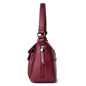 VANDERWAH Soft Leather Luxury Purses And Handbags Women Bags Designer Women Shoulder Crossbody Bags For Women 4