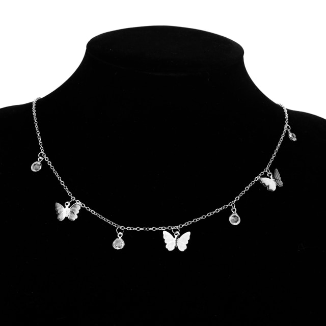Vintage Multilayer Pendant Butterfly Necklace for Women Butterflies Moon Star Charm Choker Necklaces Boho Jewelry Christmas 10.jpg 640x640 10