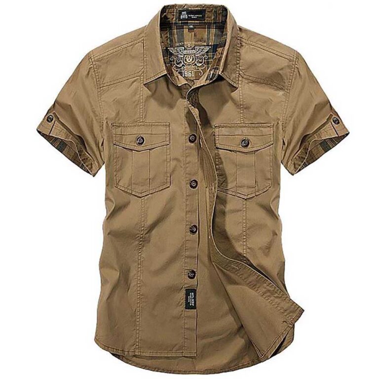 Fashion Cotton Casual Shirts Summer Men Plus Size Loose Baggy Shirts Short Sleeve Turn down Collar