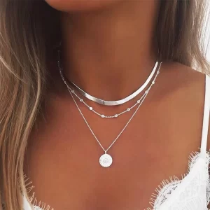 Boho Vintage Multilayer Choker Necklace 2023 | Moon Jewelry