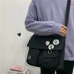 2023 Canvas Crossbody Bags Youth Fashion Casual Large