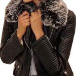 2023 Hot Fashion Women Winter Warm Faux Leather