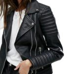 2023 New Fashion Women Autumn Winter Motorcycle Faux