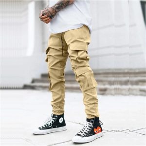 2023 New Men Cargo Pants Joggers Pocket Sweatpants Casual Male Sportswear Hip Hop Harem Pants Slim 2.jpg 640x640 2