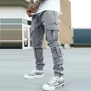 2023 New Men Cargo Pants Joggers Pocket Sweatpants Casual Male Sportswear Hip Hop Harem Pants Slim 3.jpg 640x640 3