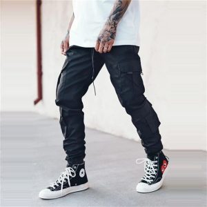 2023 New Men Cargo Pants Joggers Pocket Sweatpants Casual Male Sportswear Hip Hop Harem Pants Slim.jpg 640x640