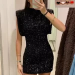 2024 Women Fashion Sexy Midi Dress Elegant O