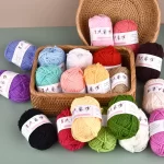 25g 5ply Soft Milk Cotton Knitting Yarn Anti