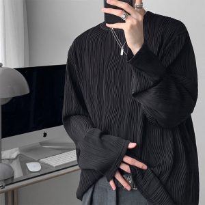 3d Folds Texture Autumn Winter Long Sleeve Men T Shirt Loose Korean Style O Neck Fashion 1.jpg 640x640 1