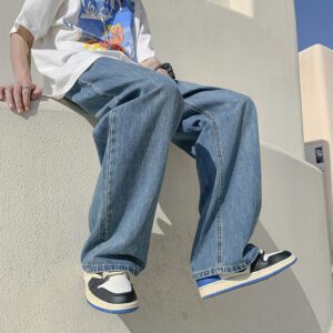 4 Colors Baggy Jeans Men Fashion Casual Wide Leg Jeans Men Streetwear Loose Hip Hop Straight 2.jpg 640x640 2