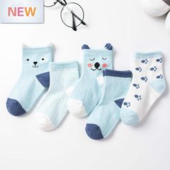 5Pairs Baby Socks Newborn Baby Boy Socks 0 1 3 7Y Kids Pure Cotton Animal Design 13.jpg 640x640 13