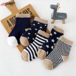 5Pairs Baby Socks Newborn Baby Boy Socks 0