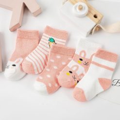 5Pairs Baby Socks Newborn Baby Boy Socks 0 1 3 7Y Kids Pure Cotton Animal Design 7.jpg 640x640 7