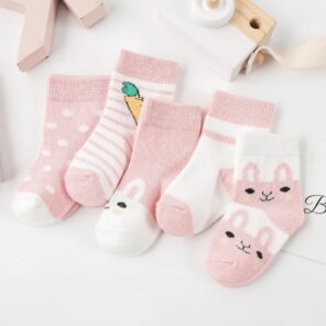 5Pairs Baby Socks Newborn Baby Boy Socks 0 1 3 7Y Kids Pure Cotton Animal Design 8.jpg 640x640 8