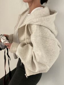 Korean Women’s Hoodie Coats – Autumn/Winter 2023