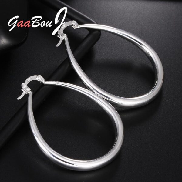 925 Sterling Silver Smooth U Shape Small Hoop Earrings For Women Sleeper Earrings Wedding Gifts Engagement 1