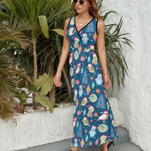 Australian christmas Sleeveless Dress summer dress korean women beach dresses summer woman dress 2023 1