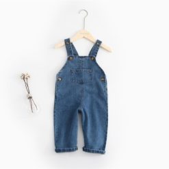 Baby Boy Solid Denim Overalls Child Jean Bib Pants Infant Jumpsuit Children s Clothing Kids Overalls 1.jpg 640x640 1