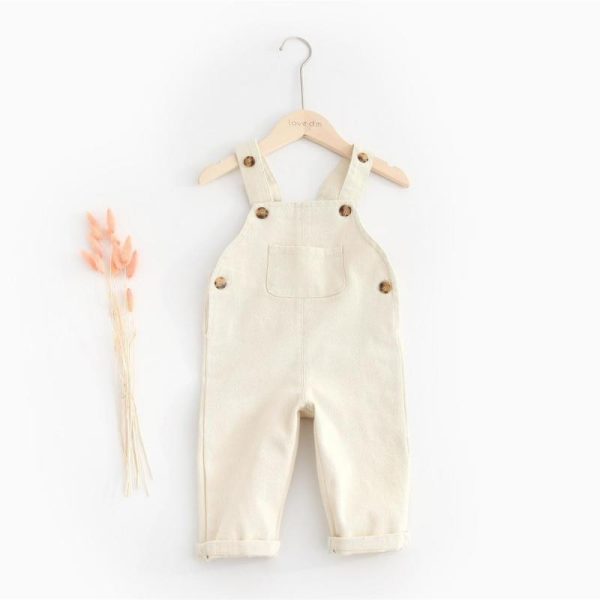Baby Boy Solid Denim Overalls Child Jean Bib Pants Infant Jumpsuit Children s Clothing Kids Overalls 5