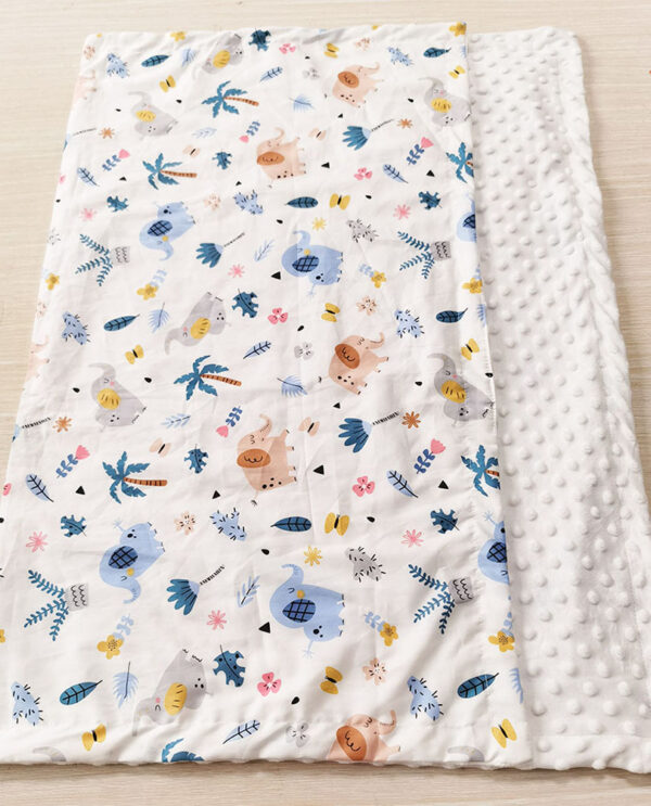 Baby Cotton Thin Super Soft Flannel Blanket Newborn Toddler minky Baby Blanket Stripped Swaddle Wrap Bedding 5