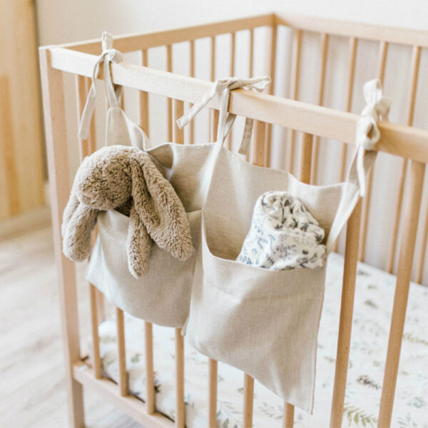Baby Crib Hanging Bag Kids Bedding Baby Bed Accessories For Storage Hanging Bag Boys Girls Room 1