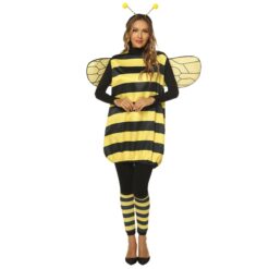 Bee Costumes for Women Halloween Honey Bee Costume Adult Kids Little Bee Costume Antennae Headband Dress jpg x