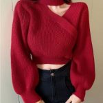 Bubble Sleeve Sweater Women s Woman Sweaters Fall