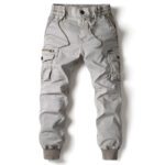 Cargo Pants Men Jogging Casual Pants Cotton Full