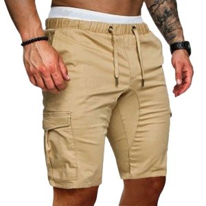 Active Comfort: Men’s Summer Jogger Shorts with Drawstring