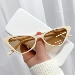 Cat Eye Sunglasses Woman Fashion Designer Vintage Gradient