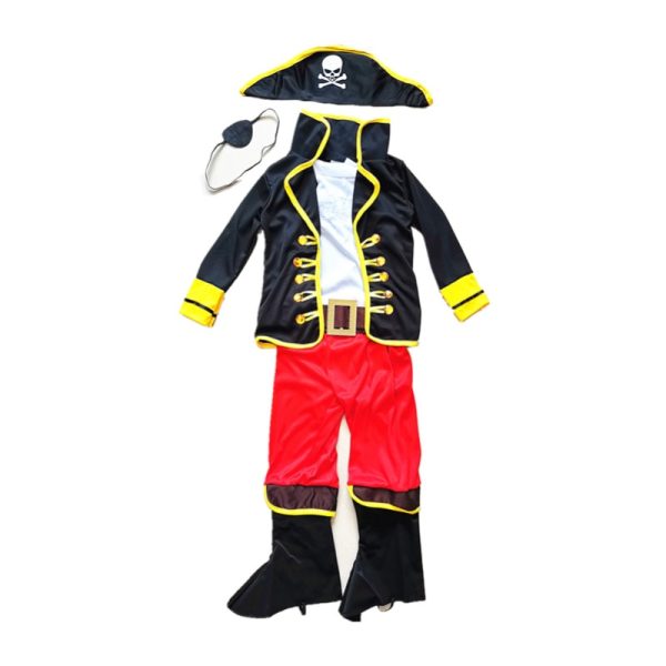 Christmas New Year Carnival Pirate Costume Cosplay Kids Boys Girls Caribbean Christmas New Year Birthday Party
