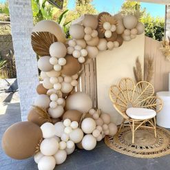 Coffee Brown Balloon Garland Arch Kit Wedding Birthday Party Decor Kids Baloon Baby Shower Globos Khaki